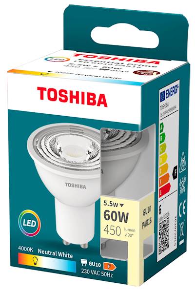 LED TOS.ESENTIA GU10 5.5W 60W 36*4000K 450lm/5/150