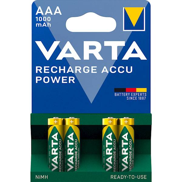 VARTA HR03/4 1000 mah Ready2us /40 /200