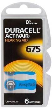 DURACELL DA 675 /6 /60 /600  BL ACT.SŁUCH.(0 HG)8%