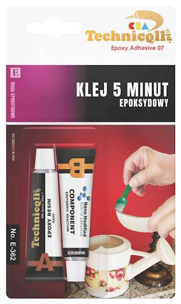 E 362 KLEJ EPOKSYDOWY 5 MIN 2x5ML /20