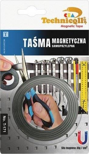 T 171 TAŚMA MAGNETYCZNA SAMOPRZYLEP. 1.5MM /20