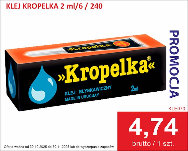KLEJ KROPELKA 2 ml/6 / 240