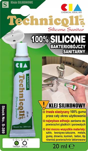 S 389 SILIKON SANITARNY BIAŁY 20ML/20