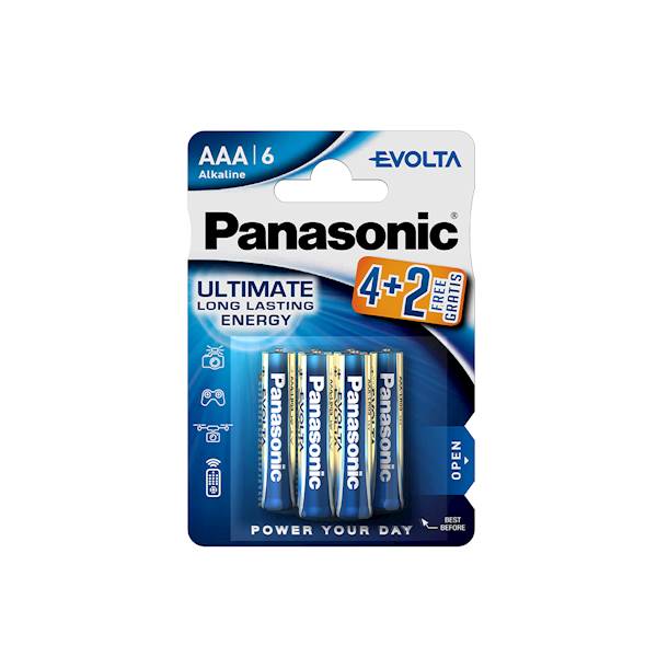 ..PANASONIC LR03/4+2 EVOLTA/6/72
