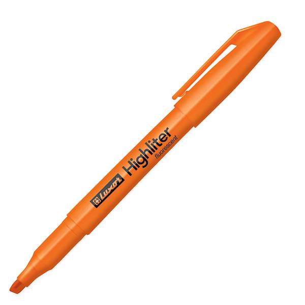 LUXOR HIGHLITER ORANGE (4143) opk=12 szt
