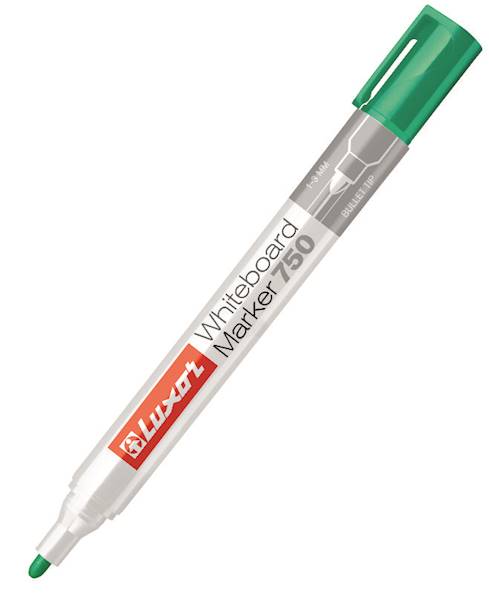 LUXOR MARKER WHITEBOARD 750 GREEN/opk=12 szt.