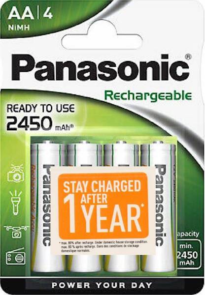 ..AKUM.PANASONIC HR6/4 2450 mah HHR-3XXE/4BP/48