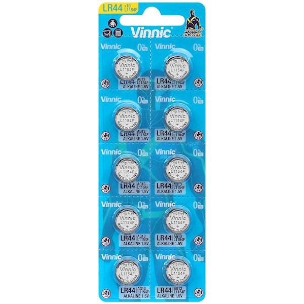 VINNIC AG13 L-1154  (LR44) /10 /100 /2000