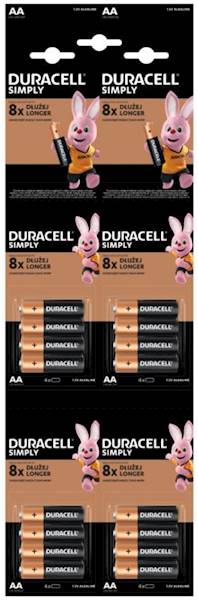 DURACELL LR6/16/ 208  KARTA