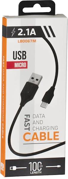 KABEL USB - MICRO USB 1m 2.1A LIBOX LB0067M