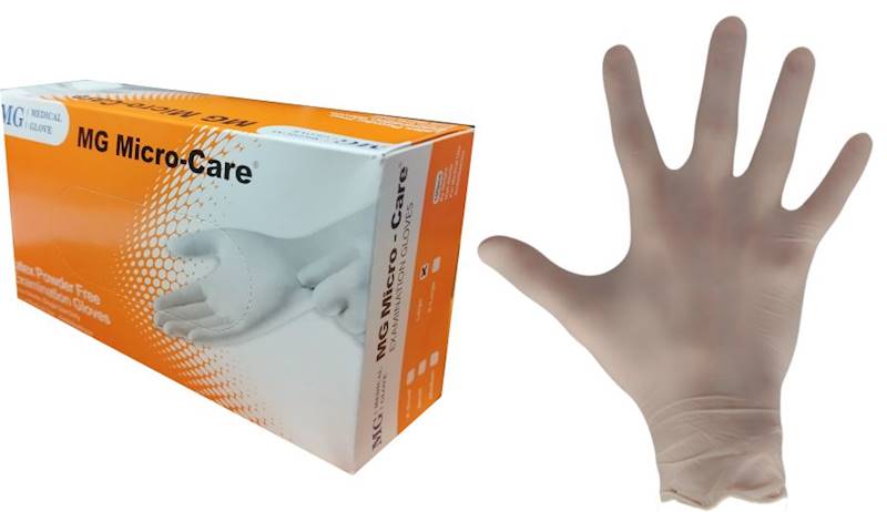 ..RĘK. LATEKS "L" a'100 MEDICAL GLOVE 8%