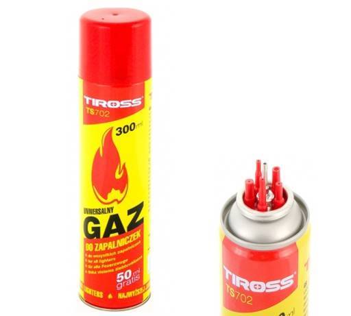 TS 702 GAZ DO ZAPALNICZEK 300 ml /12