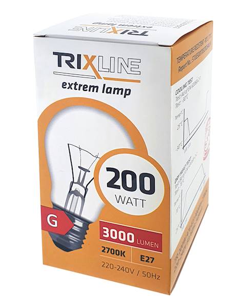 E27/200W A60 TRIXLINE ŻARÓWKA SPECJAL.