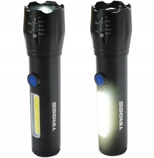 TS-2254 MAŁA LAT AKU ALUM ZOOM 120LM+COB 140LM /24