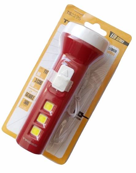 TS-2225 USB RĘCZNA 1W/90LM+3COB /60/120