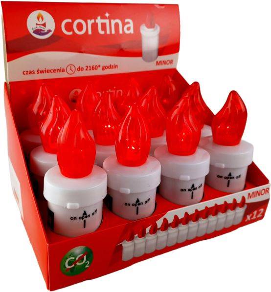 ..ZNICZ DIOD.2 R6 LED CORTINA MINOR RED /12