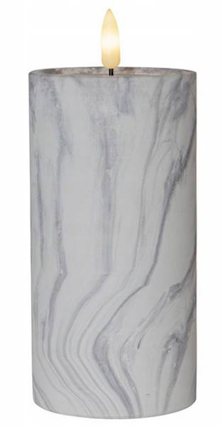 ŚWIECA LED DF00462 MARMUR 10 CM 1/ NA 2XR03