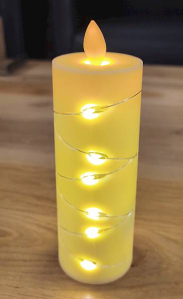 Ś LED DF00439 WOSK ŚWIECĄCA NITKA 15 CM/12