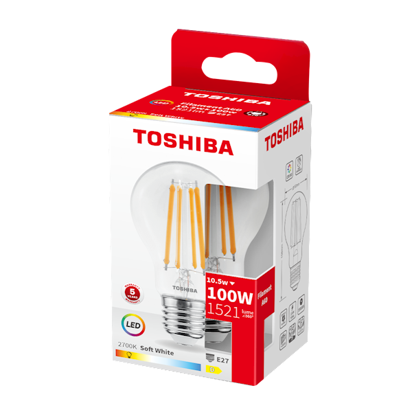 LED TOS.FILAMENT A60 E27 10.5W 2700K