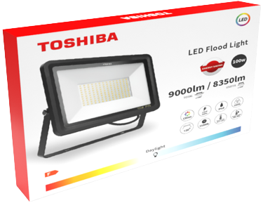 Naświetlacz TOSHIBA FLODLIGHT 100W 8350lm 5000K /B