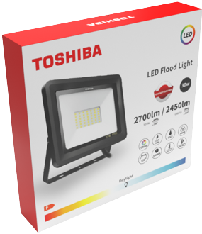Naświetlacz TOSHIBA FLODLIGHT 30W 2450lm 5000K /B