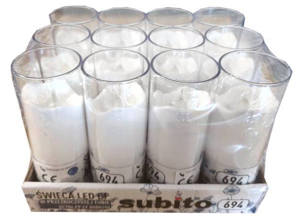 ZNICZ SUBITO R6kpl=12 SZKLANKA WĄSKA 150/694 