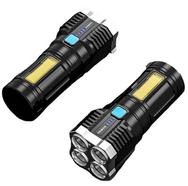 FL0801 LATARKA ONELUX ŁAD.PLAST USB 5W+2W COB (IM)