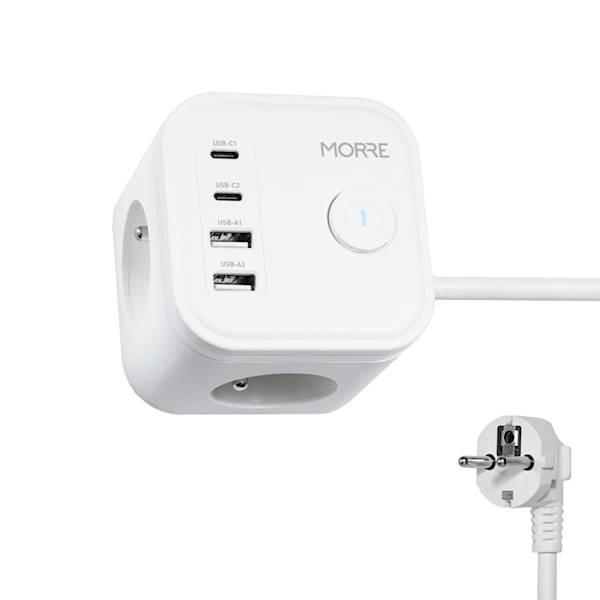 KOSTKA ZASILAJĄCA M-403  1.5M+2XA+2XUSB+3X220V