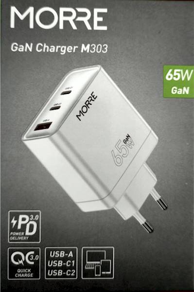 ŁADOWARKA USC A+2C 65W M303 MORRE BIAŁA