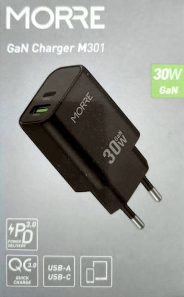 ŁADOWARKA USC A+C 30W M301 MORRE CZARNA