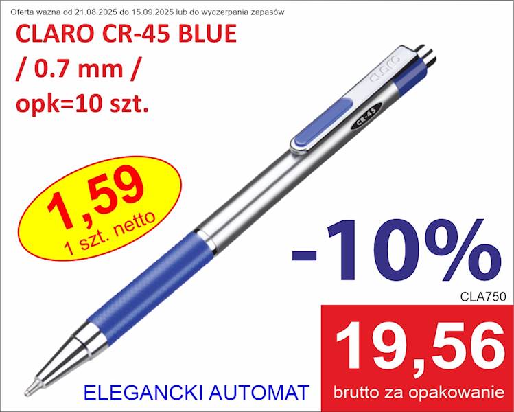  CLARO CR-45 BLUE 0.7mm /opk=10 szt.