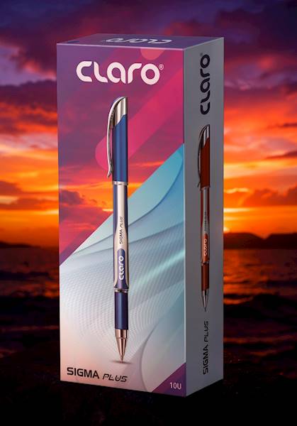 Długopisy CLARO SIGMA PLUS BLUE 1.0 mm 10=kpl