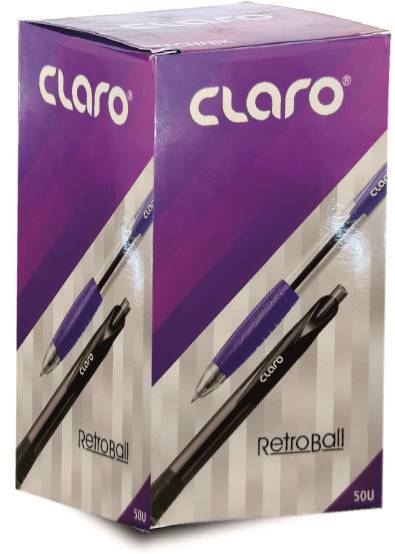 CLARO RETRO BALL AUTOMAT BLUE/50 1.0 mm /opk=50szt