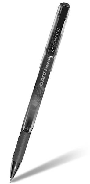 Długopisy CLARO EVEREST GEL BLACK 0.7 mm opk=10szt