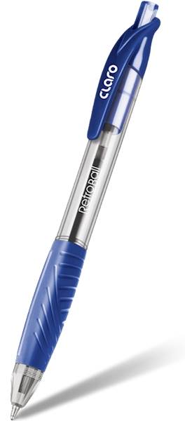 Długopisy CLARO RETRO BALL AUT. BLUE 1mm opk=10szt