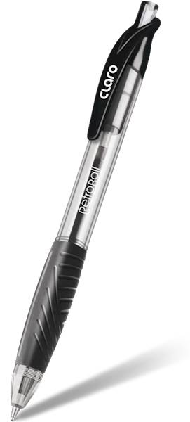 Długopisy CLARO RETRO BALL AUT.BLACK 1mm opk=10szt