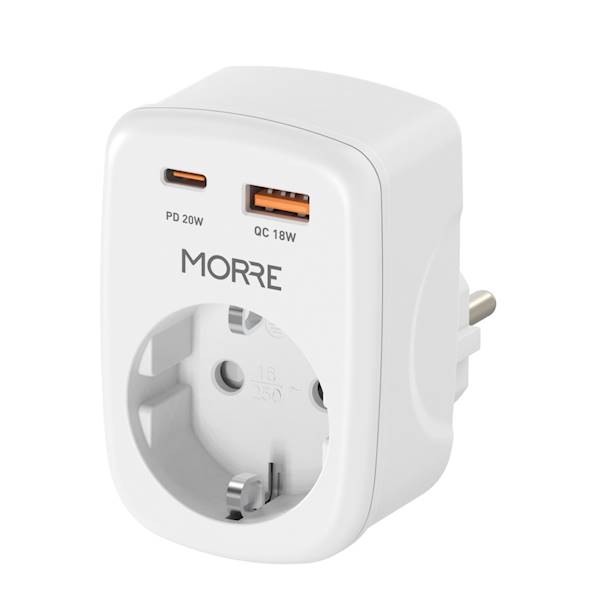 ADAPTER ZASILANIA M-409  USB A+USB C+220V