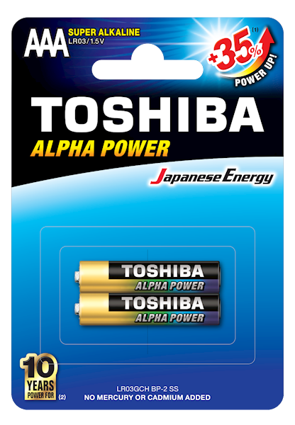 ..TOSHIBA LR03/2 BL ALFA POWER /24-288/