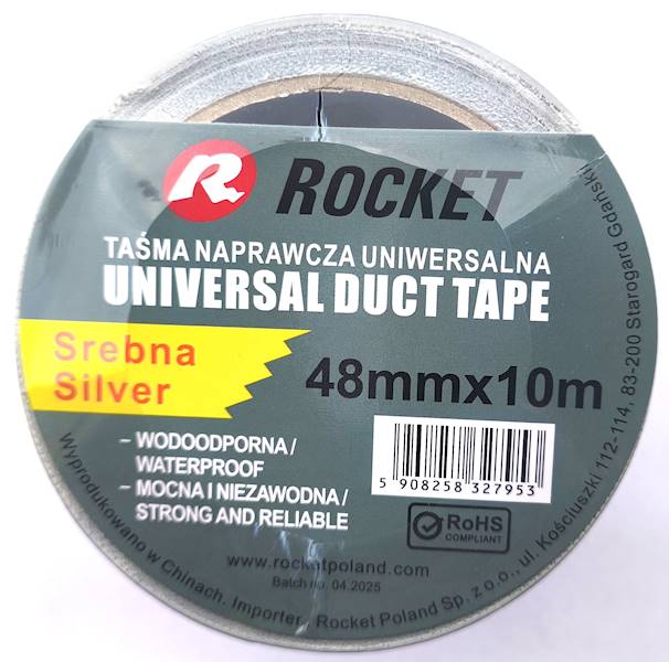 TAŚMA ROCKET NAPRAWCZA SILVER 48MMX10M