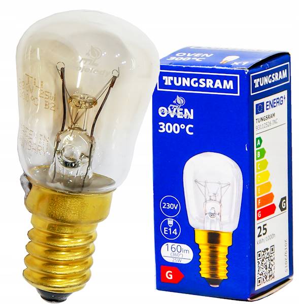ŻARÓWKA DO PIEKARNIKA  25W E14 TUNGSRAM