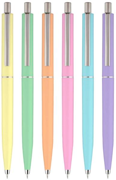 Długopis LUXOR CLICK CRUX PASTEL MIX op=12szt 0.7m