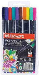LUXOR FINE WRITER  CIENKOPIS MIXcolor /kpl=10 szt.