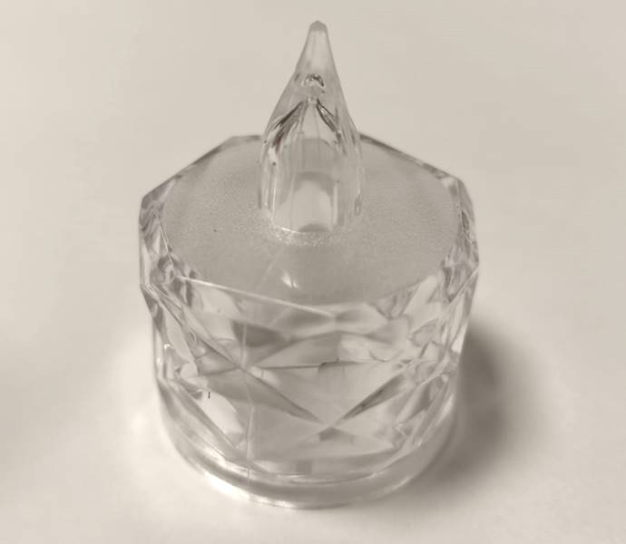 ŚWIECA LED MINI  KRYSZTAŁ A182002 /24 3XAG10
