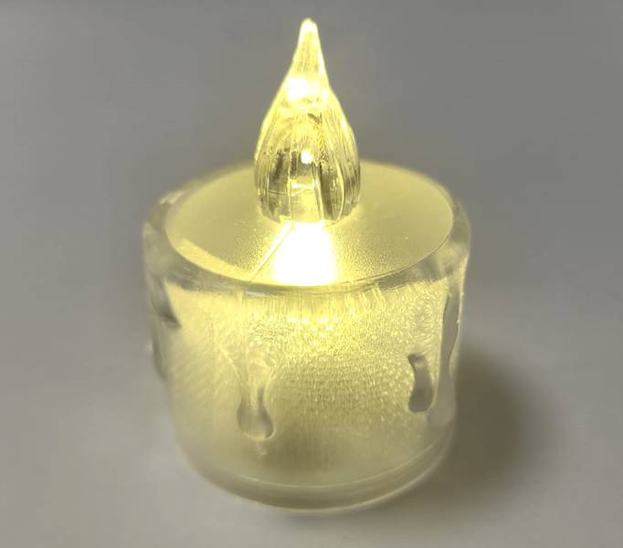ŚWIECA LED MINI  KRYSZTAŁ A182002 /24 3XAG10 (DA)