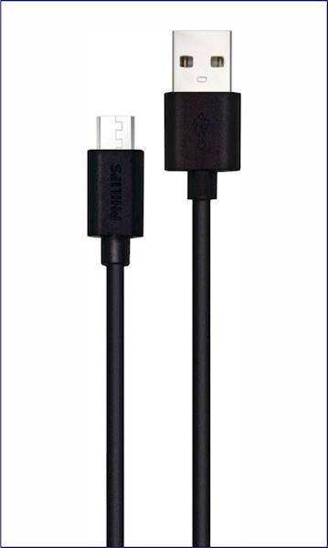 KABEL USB A-MICRO 1,2M  PHILIPS DLC3104U