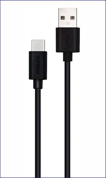 KABEL USB A-C 1,2M  PHILIPS DLC3104A