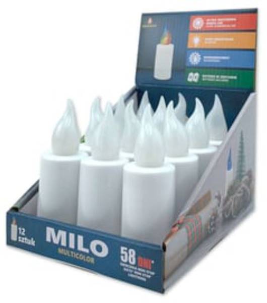 ZNICZ DIOD.2X R6 MINI RGB KPL=12 SZT MILO (Z)