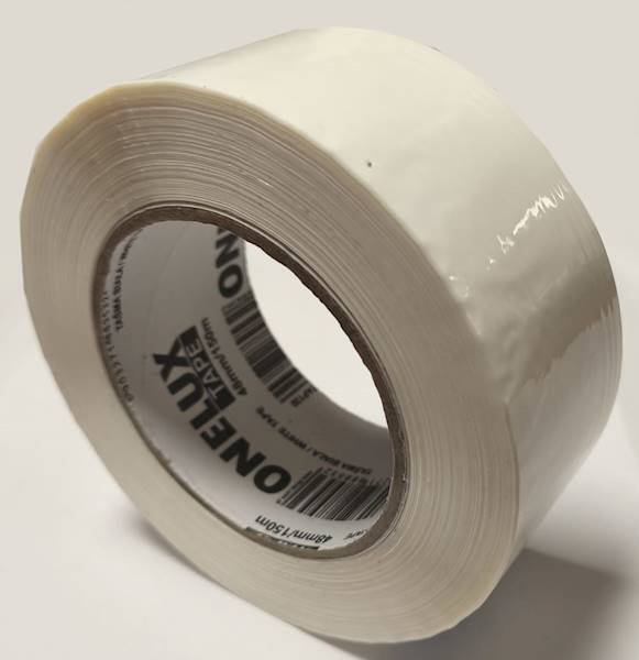 TAŚMA PAKOWA WHITE 48X150X45 mic /6/36