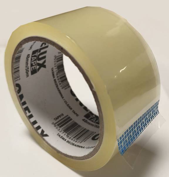 TAŚMA PAKOWA TRANSPARENTNA 48X50X45 mic /6/36