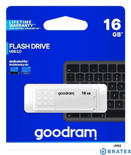 PENDRIVE 16 GB GOODRAM USB 2 0G WHITE